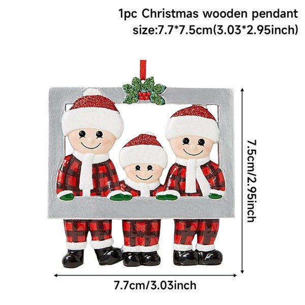 Jul Hänge Gör-det-själv Personligt Familj Jul dekorationer
