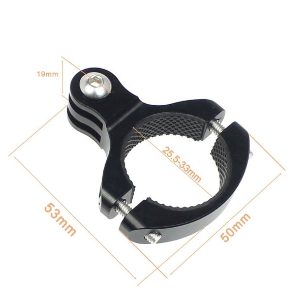 Cykel styr Mount Cykel Motorcykel Aluminium Holder til GoPro Hero 10 9 8 7 6 5 4 Yi 4K