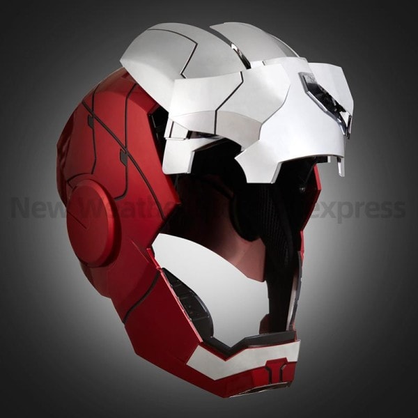 Iron Man Hjelm 1:1 MK5 Elektrisk Multi-piece Åbning og lukning hjelm stemme kontrol øjne med lys