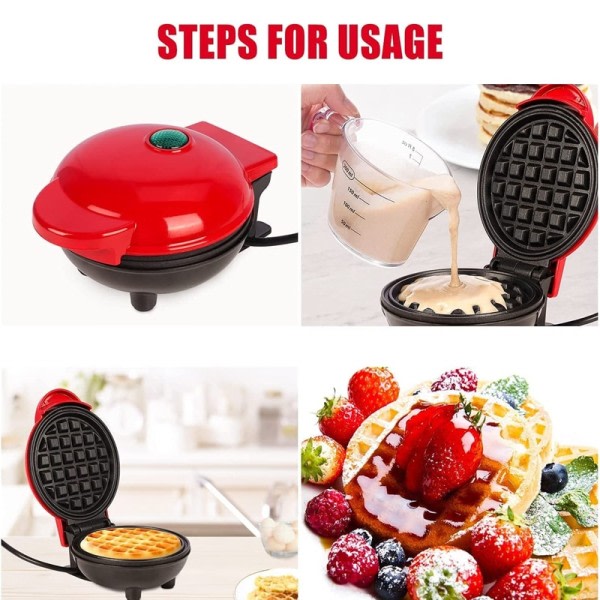 Våfflor Electric Maker Bubble Ägg kaka ugn frukost våfflor maskin ägg kaka ugn panna