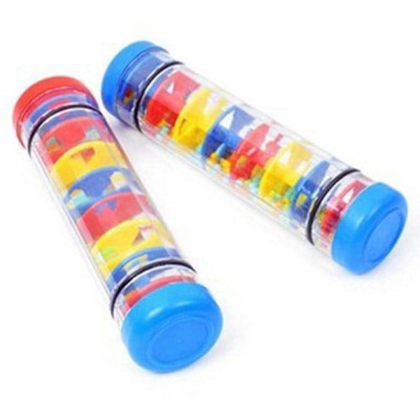 Rainbow Timeglass Rain Rainmaker Rain Stick Musical Leetøy Regndråpe Lyd