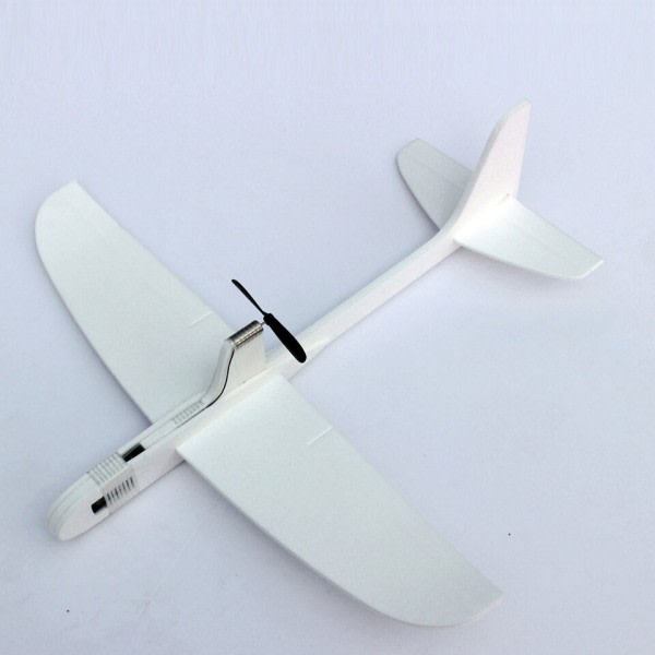 Gör det själv pedagogisk leksak lansering hand kastning segelflygplan gåva flygplan modell kondensator elektrisk RC för barn