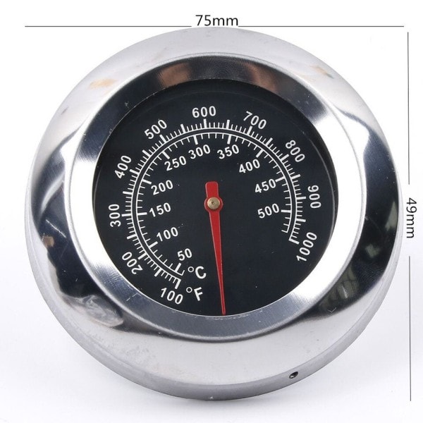 500 ℃ 1000℉ Degree Roast Grill BBQ Smoker Grill Termometer Temp Mätare