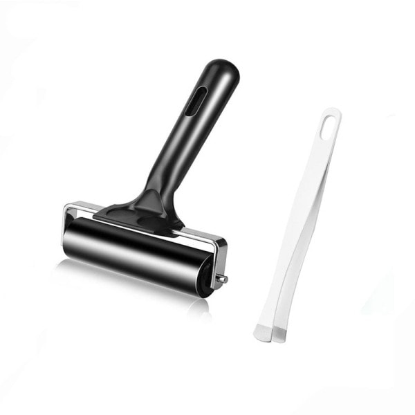 Brayer Roller og Mat pincet Fjerner Set Craft Stamping Brayer Tools