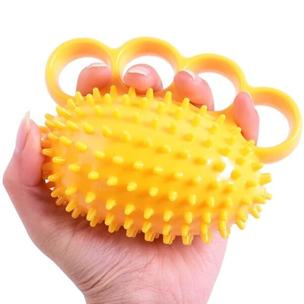 Fyra fingrar Hand Grip Ball Rehabilitering Primär Träning Mjuk Finger Strengthener Massör