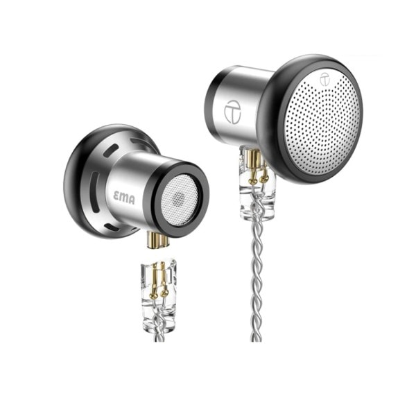 14,2 mm Dynamic Driver In Ear Hörlurar Bas Metal Platt Head Plug Earburd
