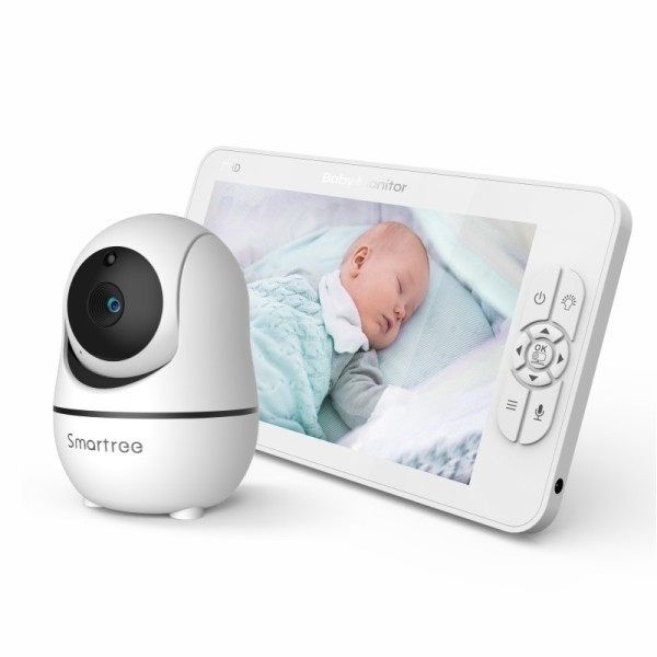 HD Split Skærm Video Baby Monitor Ingen WiFi , Baby Camera Monitor