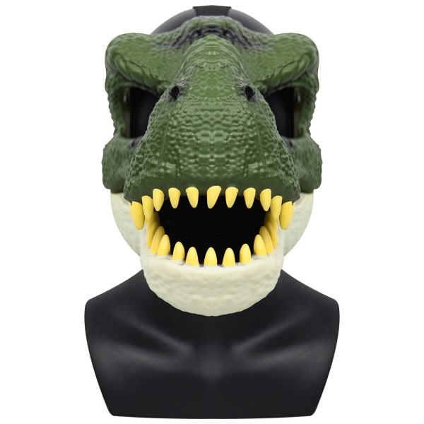 3D Dinosaurie Mask Lifelike Raptor Dino Moving Jaw Dinosaur Mask