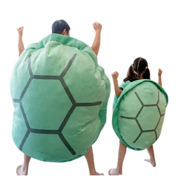 Rolig sköldpadda skal plysch leksak vuxen barn sovväska fylld mjuk sköldpadda kudde kudde