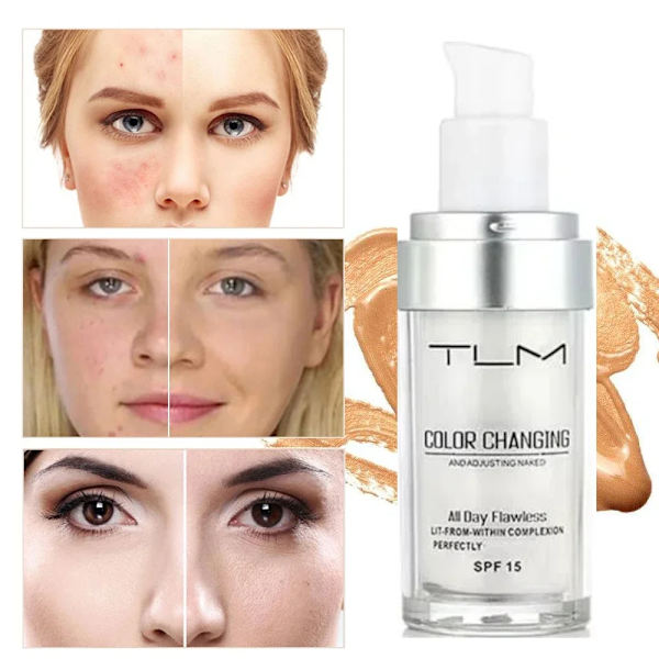 Full Cover Matt Concealer Lång Svarar MakeUp Liquid Foundation Cream