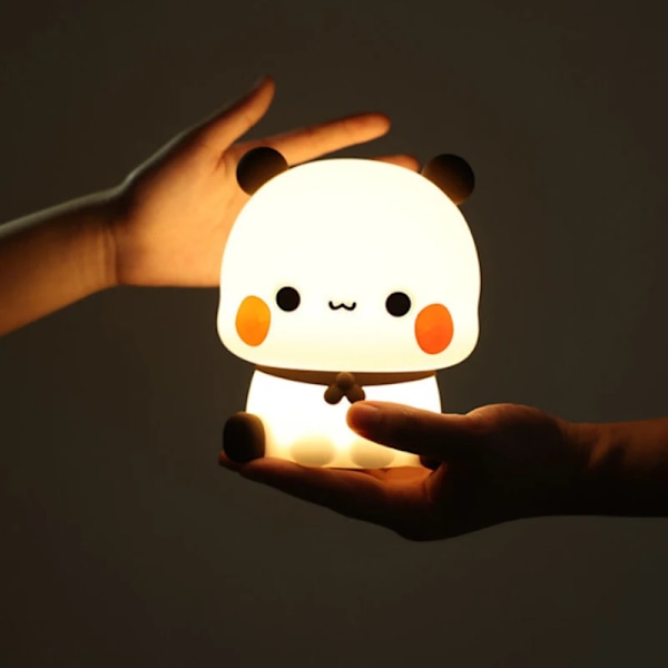 Søt Tegneserie Nattlys Dyr Soverom Dekorativt Stue Rom Dukker Led Natt Lys Lampe
