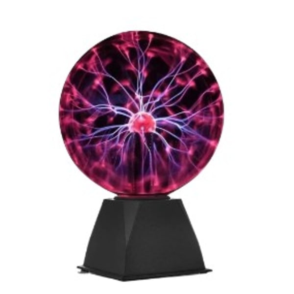 Magic Plasma Ball Lampa LED Atmosfär Natt Ljus Touch ljud kontroll Glas Plasma Ljus