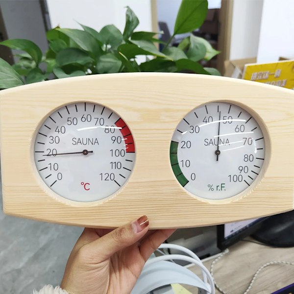 Dedikerad Weat Låda Tillbehör Trä Termometer