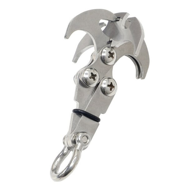 Folding Gravity Grab Krok Utendørs Stenk Klatring Redding Claw Survival Fjellklatring Krok Verktøy