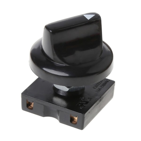 4-Position 3-Speed Fläkt Väljare Rotary Switch Governor med ratt 13AMP 120V-250V