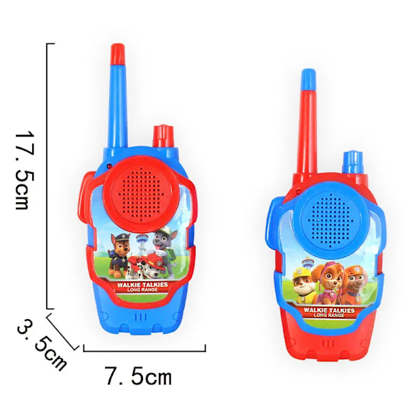 Walkie Talkies Set Barn Walkie Radio Tecknad Barn Radio Intertelefon Förälder-barn leksaker