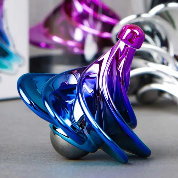 Funny Desk Wind BlowingToy Roterende Lomme Legetøj Fidget Kinetic Spinner  Voksen Stress Aflastning Legetøj