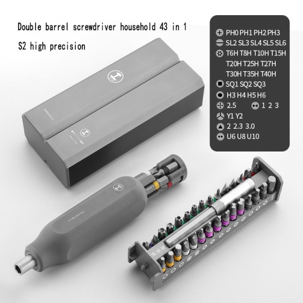 46 i 1 Skruvmejsel set magnetisk skruvmejsel bitar torx hex skruv drivrutin set precision telefon PC reparation verktyg