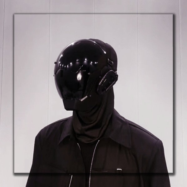 Cyberpunk Mask Rollespill Cosplay Robocop of the Future Futuristic Cool Standard Modell Science Fiction for Halloween Party