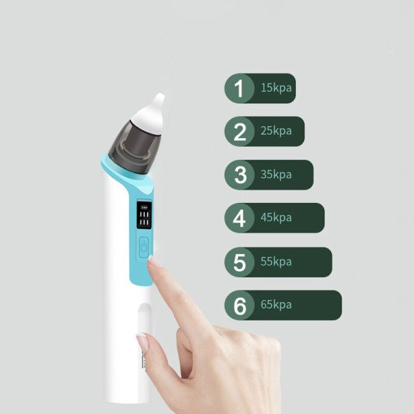 Elektrisk Næseabsorber Silent Baby Obstruktion Rhinitis Cleaner Nasal Aspirator