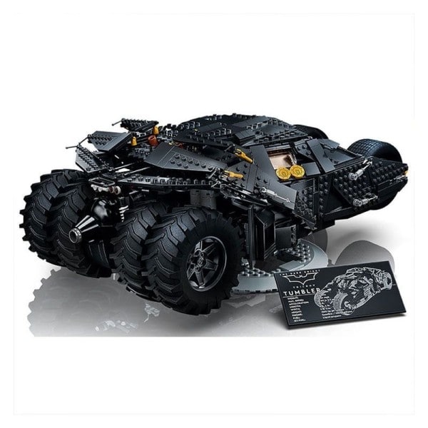 Pellets Klosser Batmobilen Tumbler BatPod Motorsykkel Set Modell Bygningsblokker Leker For Barn