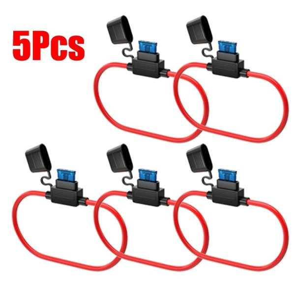 Mini blad adapter sikring holder sprutsikker for 12V 30A wire cutoff bryter sokkel fuktsikker sprut