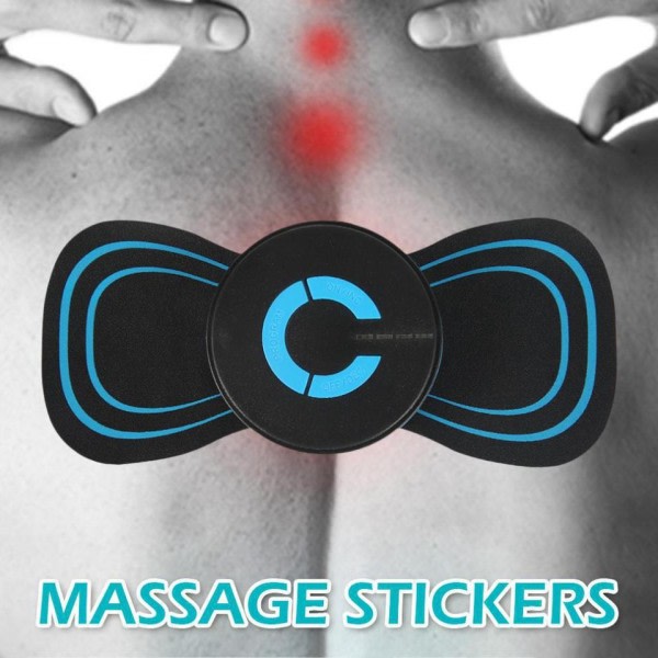 Mini Neck Bår Elektrisk Massager 6 Modes Portable Cervical Massage Dekompression Back Massager