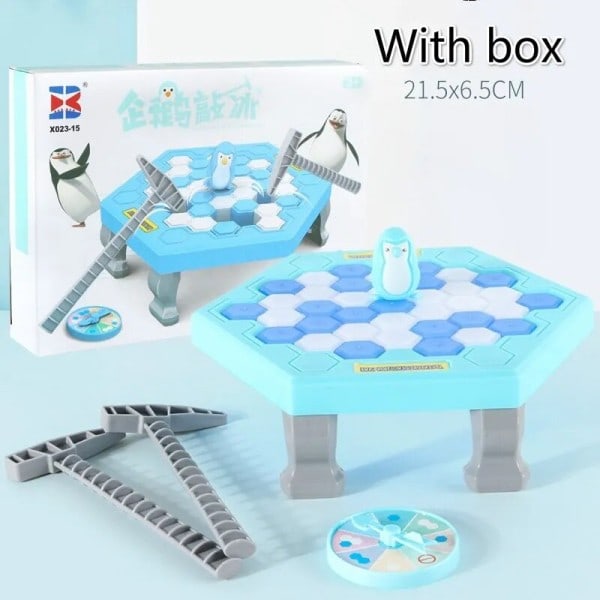 Mini Save The Penguin Penguin Ice Breaking Great Family Sjove Desktop Spil Kid Legetøj