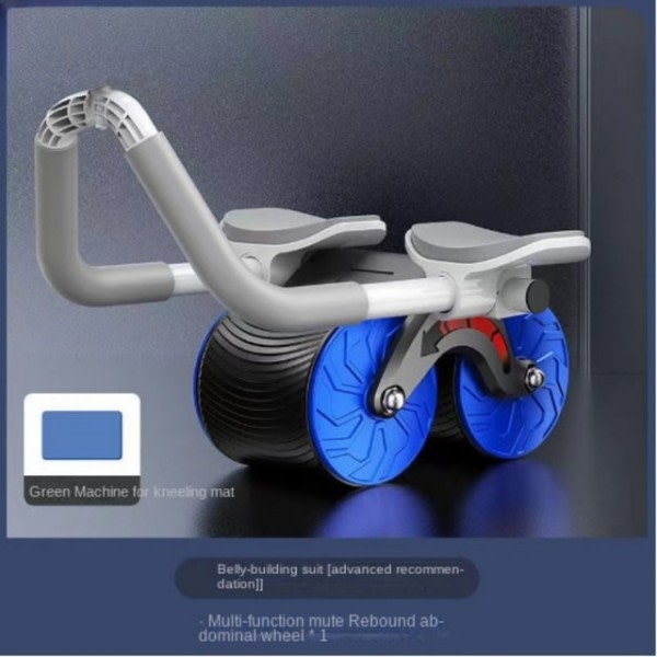 Mage Hjul Automatisk Rebound Muskel Trening Husholdning Kvinne Flat Støtte Trener Push-up Mave Roll