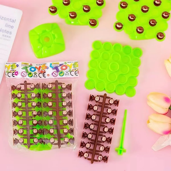 Mini Monkey Balanse Tre Familie Spill Desktop Leker