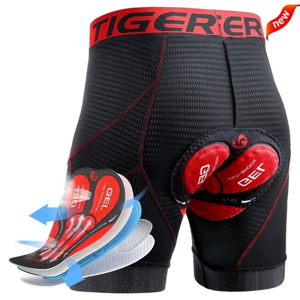Pyöräily Shortsit Hengittävä Mesh Pyöräily Alusvaatteet Gel Pad Iskunkestävä MTB Pyörä Shortsit