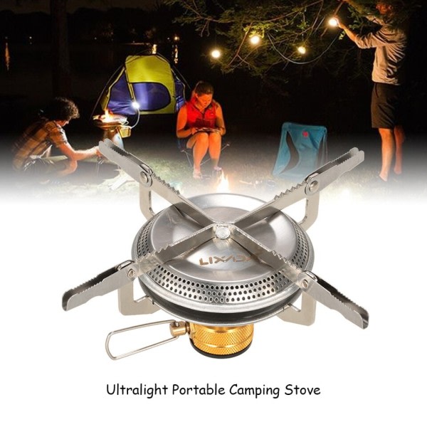 Utomhus camping gasspis Ultralight portabel spis brännare för vandring backpacking picknick matlagning spisar