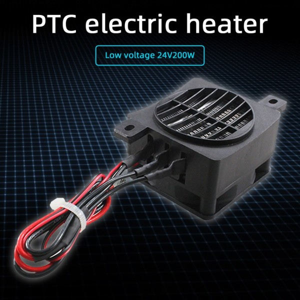 24V 200W Rum Värmare Energi Spara PTC Bil Luft Fläkt Värme