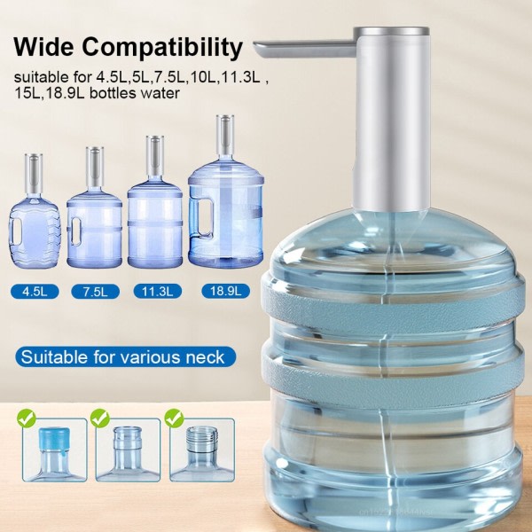 Elektrisk vand gallon flaske pumpe automatisk vand dispenser pumpe
