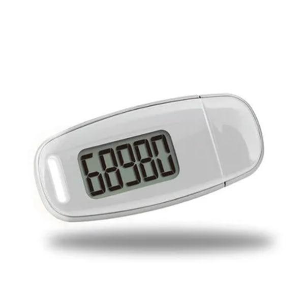 3D Pedometer for Walking, Simple Walking Step Counter USB Opladbar Step Tracker with Backlight