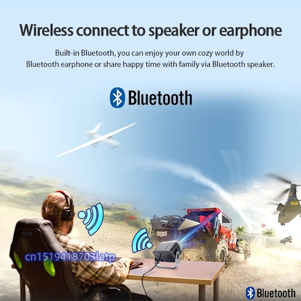 Laadukas A003 MINI Projektori WIFI Kannettava Koti teatteri Elokuva Beamer Smart TV Sync Android Puhelin LED Projektorit 4k elokuvalle