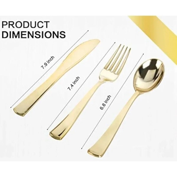 350 Styk Guld Servise Set