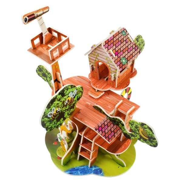 Cardboard 3D Pulma Koulutuslelut lapsille iq pelit harrastus kokoonpano sarjakuva rakennus