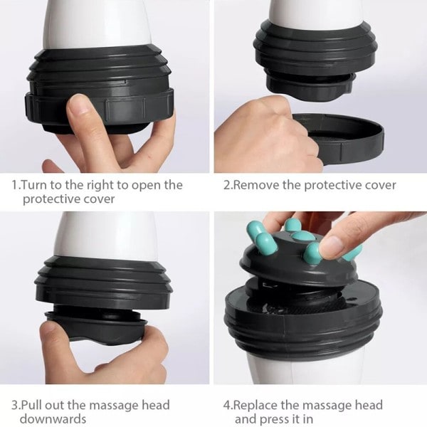 Kropp Elektrisk Massager Anti celluliter Bärbar Fett Banning Hälsa Vård Massage Instrument Vibration