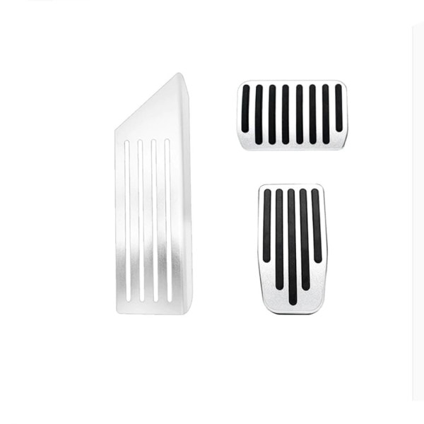 Aluminium legering fot pedal for tesla modell 3 y akselerator gass drivstoff brems pedal rest pedal pads matter deksel