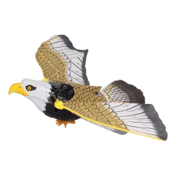 Stor Elektrisk Eagle Flygande Fågel LED Ljus Ögon Glödande Ljud Fågel Hök Leksaker Barn Utbildningsleksaker