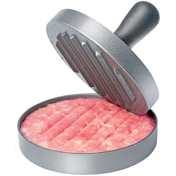 1 sæt høj kvalitets rund hamburger form aluminium legering hamburger kød oksekød BBQ burger kød presse