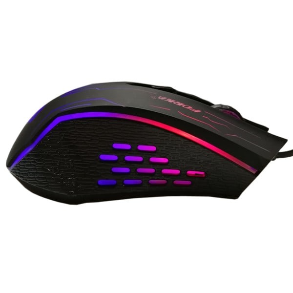 Tyst Klick USB Trådbundet Gaming Mus 6 Knappar 3200DPI Mute Optisk Dator Mus Gamer Möss