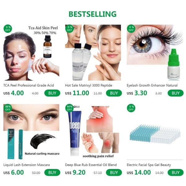 Peel Professional Grad Syra Peeling Tar bort Tatuering Ålder Fläckar Stretch Marks Gul Peeling Olja