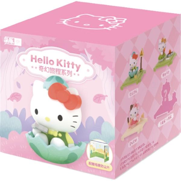 HelloKitty Fantasia Matka Series Blind Box Söpö Syntymäpäivä Lahja Yllätys Guess laukku