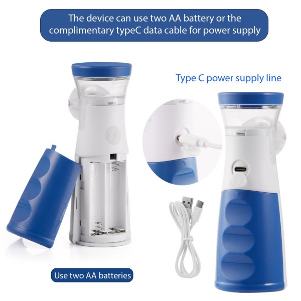 Ultraljud Atomizers Portable Mute Astma Inhalator Handheld Nebulizer