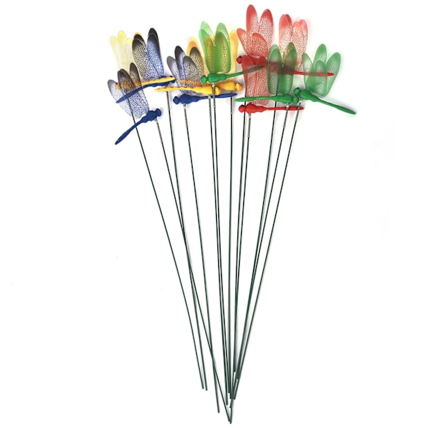 15 stykker 3D Dragonfly Have Gård Planter Dragonfly Blomst Udendørs Dekor Blomster Krydder Dekoration