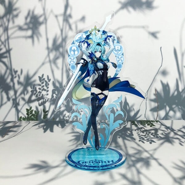 Genshin Impact Stand Akryl Spil Figur Xiao Hutao Raiden Shogun Zhongli Cosplay Model