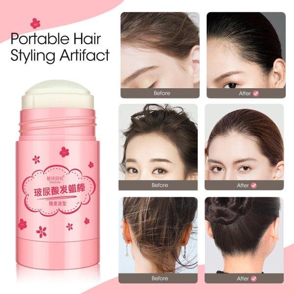 40g Hår Vax Stick Förhindra Frizz Arrangera Löst Slät Snabb Styling Närande Hår