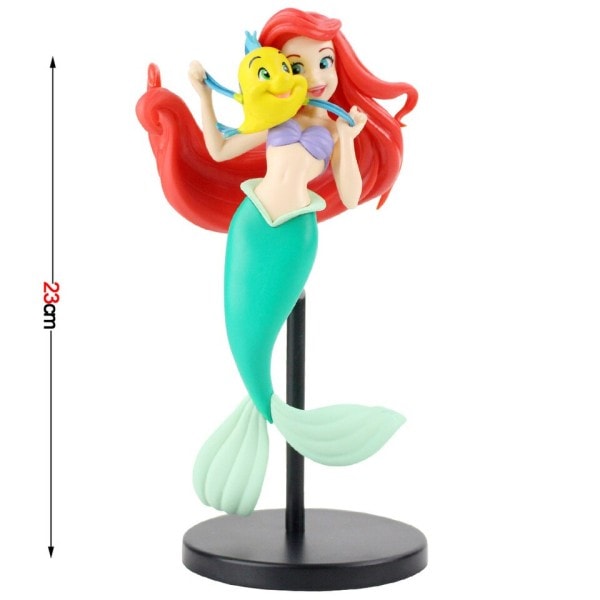 PVC Tecknad Anime Dekor Q Posket Sjöjungfru Princess Lilla Sjöjungfrun Som Figur Premium Figur  Modell Leksak